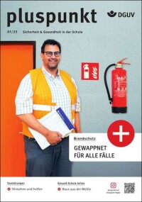 DGUV Zeitschrift „pluspunkt” behandelt Brandschutz in Schulen