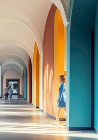 Akustikputz Fade One Smooth von Ecophon für fugenloses Design