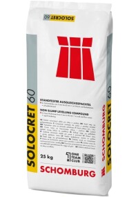 Schomburgs neue Spachtelmasse Solocret-60 für Innen- und Außenbereiche