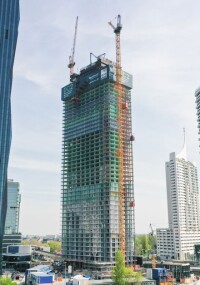 DC Tower 2: Rohrdorfer liefert Ortbeton für eines der markantesten Bauprojekte in Wien
