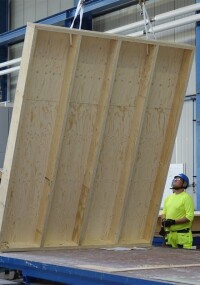 Neues Wandelement Kerto Ripa aus Furnierschichtholz von Metsä