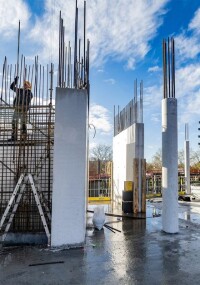 Rathaus Freiburg erhält Sichtbetonflächen mit neuem, CO₂-reduziertem Weißzement