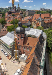 Blähton bei der Sanierung des Schlosses Geyerswörth (Bamberg) eingesetzt