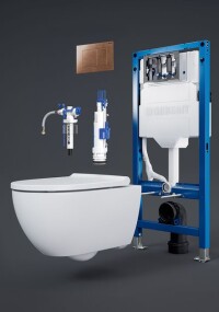Geberit macht WCs leiser und effizienter