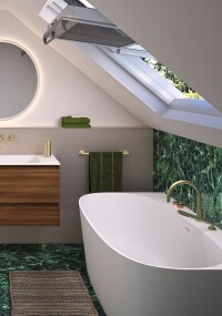 Raumwunder-Badewannen mit Designanspruch