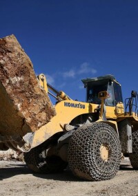 Franken-Schotter vertraut im Steinbruch auf Bridgestone-OTR-Reifen