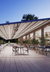 Servicepaket „Markilux Project” erleichtert Großflächen­beschattung