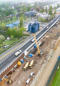 PORR startet zweite Bauphase der Schlitzwandarbeiten am Südschnellweg