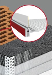 EJOT: Gewebeanputzprofil mit Klebesystem für schwierige Untergründe