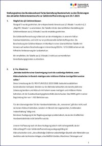 Maler- und Lackiererhandwerk zum Referentenentwurf zur Gefahrstoffverordnung