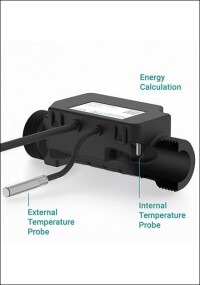 Allengra: Ultraschallsensor für Wärmemengenmessung in Wärmepumpen