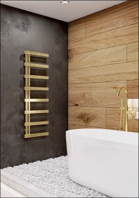 Zehnder-Badheizkörper Alban und Chime mit neuer PVD-Oberfläche