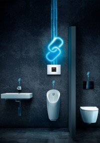 Ressourcenschonende Sicherung der Trinkwassergüte mit Geberit Connect