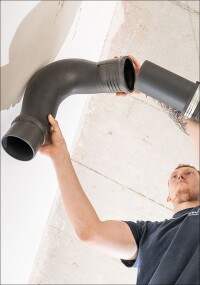 Gefällefreie Technik ersetzt Fallleitungen und Umgehungsstränge im Europakarree Erfurt