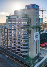 Teckentrup-Türen sind Teil des „John & Will”-Hotels im Kellogg’s-Reis-Silo in Bremen