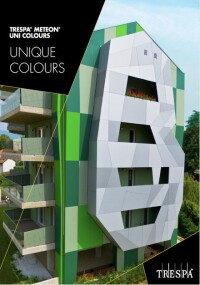 Neue Broschüre: Gestaltungsfreiheit mit Trespa Meteon Uni Colours