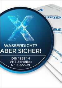 Rigips Glasroc X für feuchteresistente Trockenbaukonstruktionen geeignet