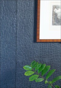 Mocopinus Ausbauplatte in Carboris-Optik, ohne Ruß- oder Ascherückstände