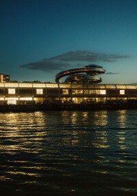 MAD Architects Doppelhelix-Treppe im Fenix Museum Rotterdam