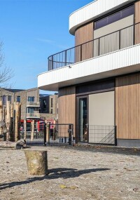 Trespa Fassade für das Christelijk Kindcentrum De Ark in den Niederlanden