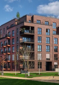 3D-Fassadenreliefs im Düsseldorfer Quartier „maxfrei“