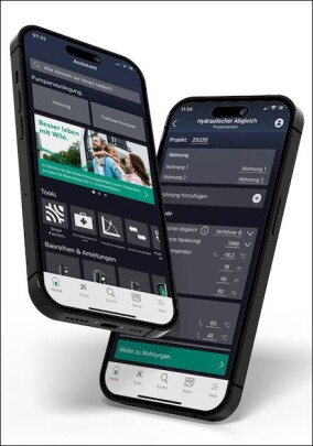 Wilo-Assistent App erweitert - Hydraulischer Abgleich nach Verfahren B 