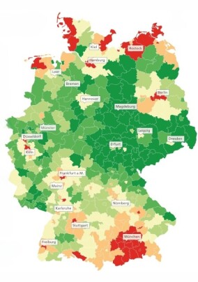 Postbank Wohnatlas 2025: Immobilienpreise in Deutschland 2024 weniger stark gesunken