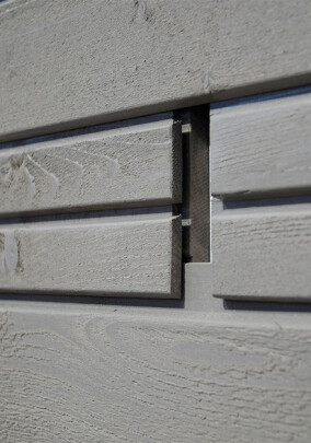 Mocopinus Profilsystem Pinuflex für horizontale und vertikale Holzfassaden