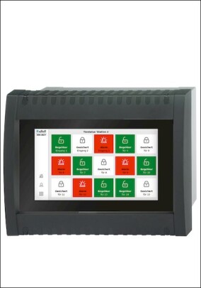 Bedientableau 925 Touch zur Steuerung und Überwachung von Fluchttürsystemen
