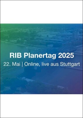RIB Planertag bietet Einblicke in die Nutzung der RIB-Softwareprogramme