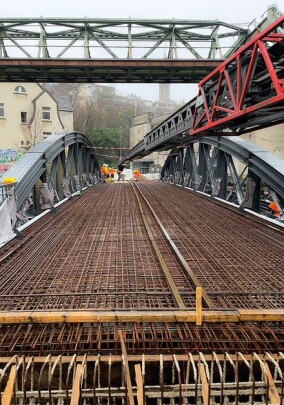 Liapor: Sanierung der Kabelstraßen-Brücke in Wuppertal