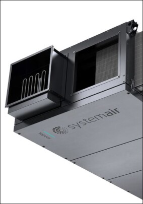 Systemair stellt neue Generation der Topvex FR Flachlüftungsgeräte vor