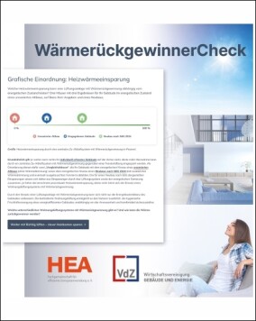 Neuer Wärmerückgewinner­Check von HEA und VdZ online
