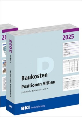 Fachbücher „BKI Baukosten Altbau 2025” erschienen