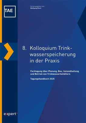 Neuerscheinung „8. Kolloquium Trinkwasserspeicherung in der Praxis”