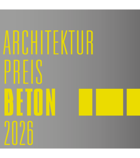 Architekturpreis Beton 2026 ausgelobt
