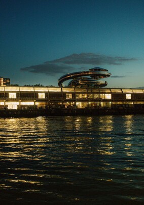 MAD Architects Doppelhelix-Treppe im Fenix Museum Rotterdam