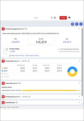 Baupreislexikon.de liefert aktuelle Baupreise in Echtzeit