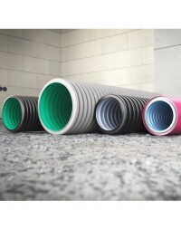 Fränkische: Regenerat basierte co2ntrol-Leerrohre als neuer Standard