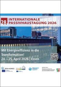 28. Internationale Passivhaustagung am 24. und 25. April 2026