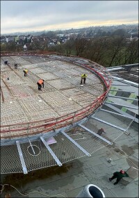 Beheizter Hubschrauberlandeplatz für das Klinikum Crailsheim