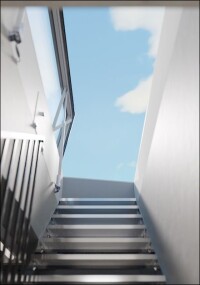 Lamilux erweitert Portfolio um Flachdach-Ausstieg für Serviceeinsätze