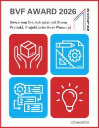 BVF Award 2026 – Bewerbungsphase gestartet