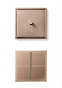 JUNG & Dornbracht: Gemeinsame Echtmetalloberfläche für Schalter und Armaturen