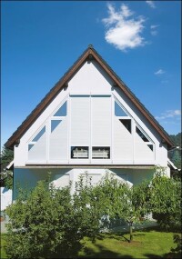 Rollläden zur Regulierung von Wärmegewinnen und -verlusten