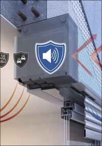 Rollladen- und Raffstorekästen mit Lüftung und Schallschutz