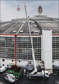 Testeinsatz für Böcker Autokrane an der Westfalenhalle Dortmund