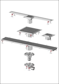 ACO Haustechnik: Modulares System für individuelle Entwässerungsrinnen