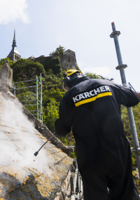 Kärcher Kultursponsoring: Reinigung der Kapelle am Mont-Saint-Michel
