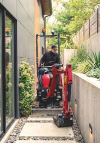 Yanmar SV10 – Minibagger mit nur 740 mm Breite